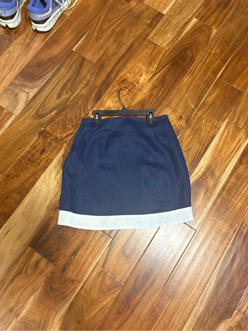Staud Leandro Skirt New With Tags Size 6 Navy and White - Picture 5 of 7